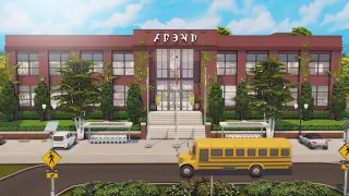 Copperdale High School 🏫 | The Sims 4 | High School Years | Stop Motion Build | NO CC