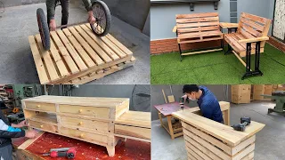 Pinnacle of Pallet Wood Processing: A Compilation of Top-notch Designs and Ideas. DIY Inspiration