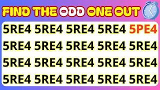 Find the odd number one out || Find the odd Letter one out || spot the difference || #puzzle quiz 73