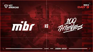 MIBR vs 100T - VCT Americas Stage 1 - W8D3 - Map 1