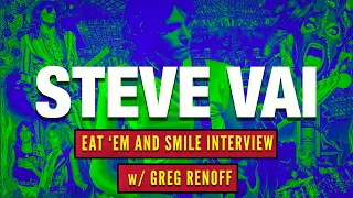 The Steve Vai Eat 'Em and Smile interview | w/Van Halen author Greg Renoff