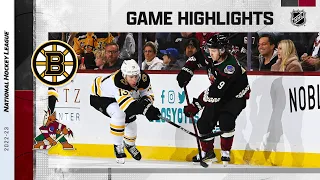 Bruins @ Coyotes 12/9 | NHL Highlights 2022