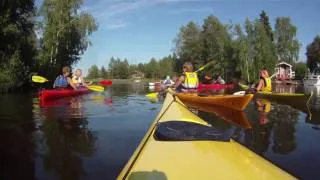 Kayaking with Botnia Canoe in Jakobstad, Finland, GoPro HD