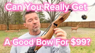 Can You Really Get A Good Bow For $99? Sanlida Eagle X9 58” Takedown Recurve!