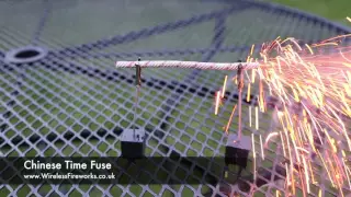 Chinese Time Fuse - www.WirelessFireworks.co.uk