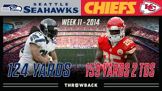 Jamaal Charles vs. Marshawn Lynch! (Seahawks vs. Chiefs 2014, Week 11)