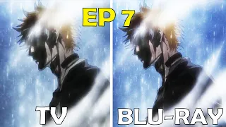 Ichigo vs Yhwach is INSANELY UPGRADED? | Bleach: Thousand-Year Blood War Episode 7 TV vs BLU-RAY