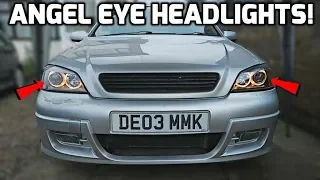 Angel Eye Headlights *Install*!