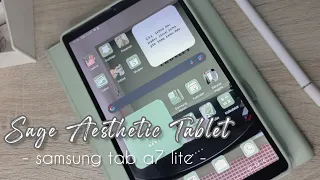 tutorials 📌 : how to make your android tablet aesthetic ✨️ [ samsung tab a7 lite ] dailyminna