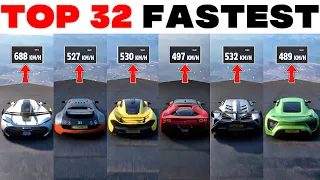 Top 32 Fastest Hypercars in Forza Horizon 5 (2023 Update)