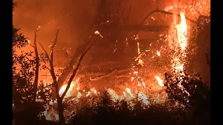 San Jose Brushfire:  Raw Video Of Firefighters Battle Large Vegetation Fire Near 1560 Oakland Rd In