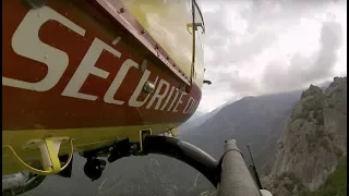 Les pompiers des airs au secours de la Corse à bord des hélicoptères