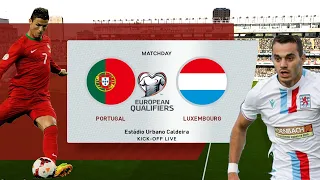 ⚽   Portugal     vs Luxembourg    ⚽ |UEFA European Championship Qualifying (11/09/2023) | PES 2021