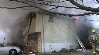 Hanover Township, Pa 3 Alarm House Fire 1/26/22