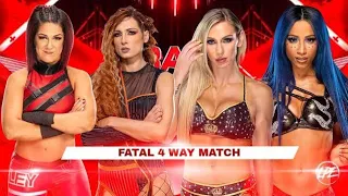 WWE 2K23 - Becky Lynch Vs Charlotte Flair Vs Bayley Vs Sasha Banks | WWE Raw