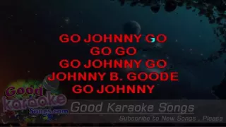 Johnny B  Goode - Chuck Berry ( Karaoke Lyrics )