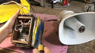 Street vendor speaker repair