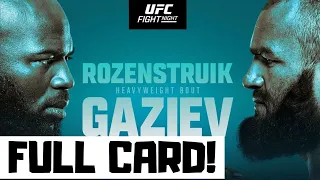 UFC Fight Night Rozenstruik vs Gaziev Predictions & Full Card Breakdown - UFC Vegas 87 Betting Tips