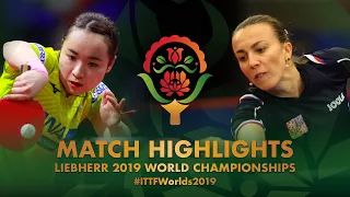 Mima Ito vs Aneta Kucerova | 2019 World Championships Highlights (R128)