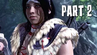 MONSTER HUNTER WORLD Walkthrough Gameplay Part 2 - FIRST MONSTER (MHW)