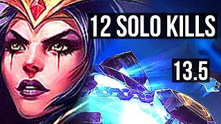 LEBLANC vs XERATH (MID) | Rank 1 LeBlanc, 12 solo kills, Legendary | TR Challenger | 13.5