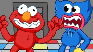 HUGGY WUGGY ELMO MOD?! - Poppy Playtime Animation