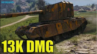 13к урона за 6 минут на БАБАХЕ ✅ World of Tanks FV4005 Stage II лучший бой