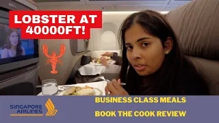 BOOK THE COOK - BUSINESS CLASS MEALS ON SINGAPORE AIRLINES