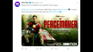 My Reaction To Peacemaker Series on HBO Max Teaser Tweet