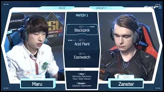 [2018 GSL Season 2] Code S Ro.32 Group F Match1 Maru vs Zanster