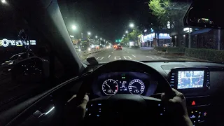 Hyundai Santa Fe 2.0 DIESEL POV Test Drive 4K - Sunset Or Night