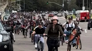 550 Bikes Ride Out to Hamels SD Biking Annual Event 4/14/24 #bikes #beach #rider