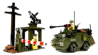 Build Your Own Lego Tank: Unboxing Enlighten Brick Сombat zones 808 - Outpost