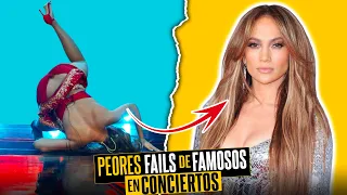 10 Fails de famosos en vivo