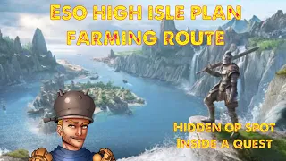 ESO Farming Routes - Top Three High Isle Plan Spots (including one hidden inside a quest)