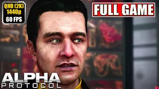 Alpha Protocol Gameplay Walkthrough [Full Game Movie - All Cutscenes Longplay] No Commentary