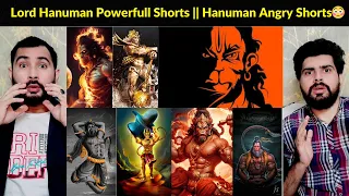 Lord Hanuman Powerful Shorts || Hanuman Ji Angry Shorts REACTION || Pakistani Reaction