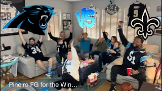 Carolina Panthers vs New Orleans Saints - Week 18 - Watch Party Reaction! SEASON FINALE!