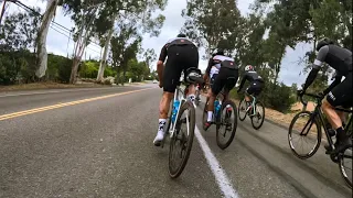 Sprint if you survive the climbs and descent on Del Dios 5/25/2024 #cycling #cyclingvideos