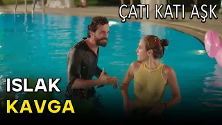 Yasemin, Demir'i Havuza Attı!  - Çatı Katı Aşk 7.Bölüm