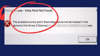 Fix Entry Point Not Found Dynamic Link Library in Windows 11 / 10 / 8 / 7      | How to fix