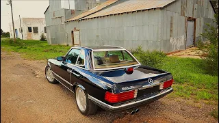 6-speed manual swapped Mercedes Benz 560SL by Carobu Engineering