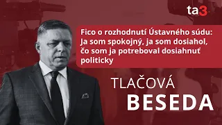 Fico o rozhodnutí Ústavného súdu: Ja som dosiahol, čo som ja potreboval dosiahnuť politicky