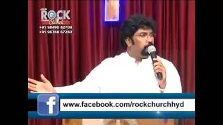 Rev.Deeven Kumar - Mrokkubadi Part-7, 10-9-2016 - Rock Church Hyderabad