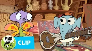 LET'S GO LUNA! | Carmen and Gaja Write a Song on Sitar | PBS KIDS