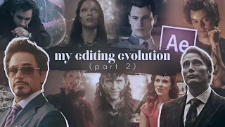 my editing evolution part 2 (2018-2020) | after effects