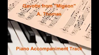 Gavotte from "Mignon" by A. Thomas - Suzuki Violin School, Vol. 2: Piano Accompaniment Track