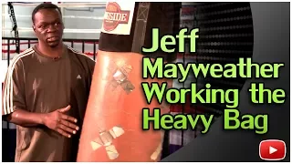 Boxing Tips and Techniques Moving and Working the Heavy Bag featuring Jeff Mayweather