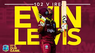 Evin Lewis Leads West Indies Home with 102! | West Indies v Ireland 3rd ODI 2020