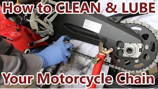 How to Clean & Lube your Motorcycle Chain